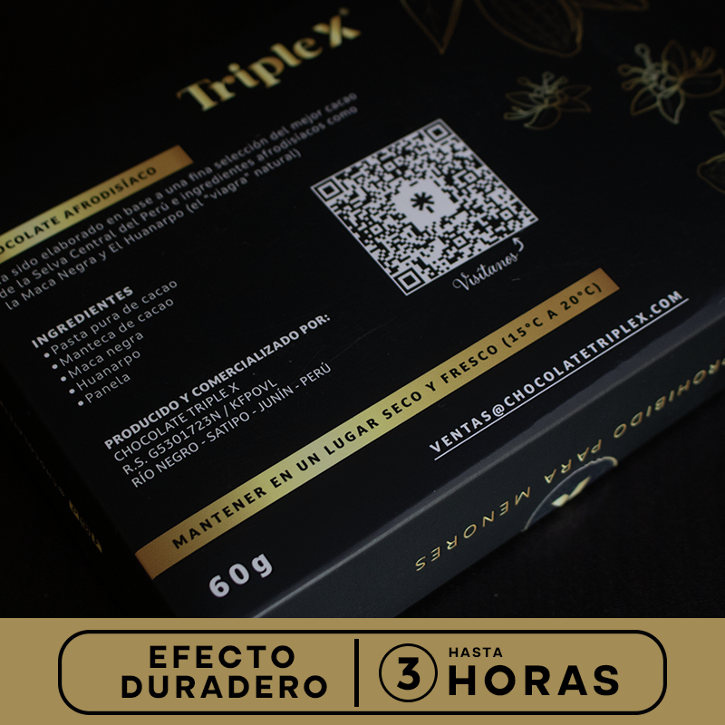 CHOCOLATE PREMIUM TRIPLE X® - NUEVA PRESENTACIÓN