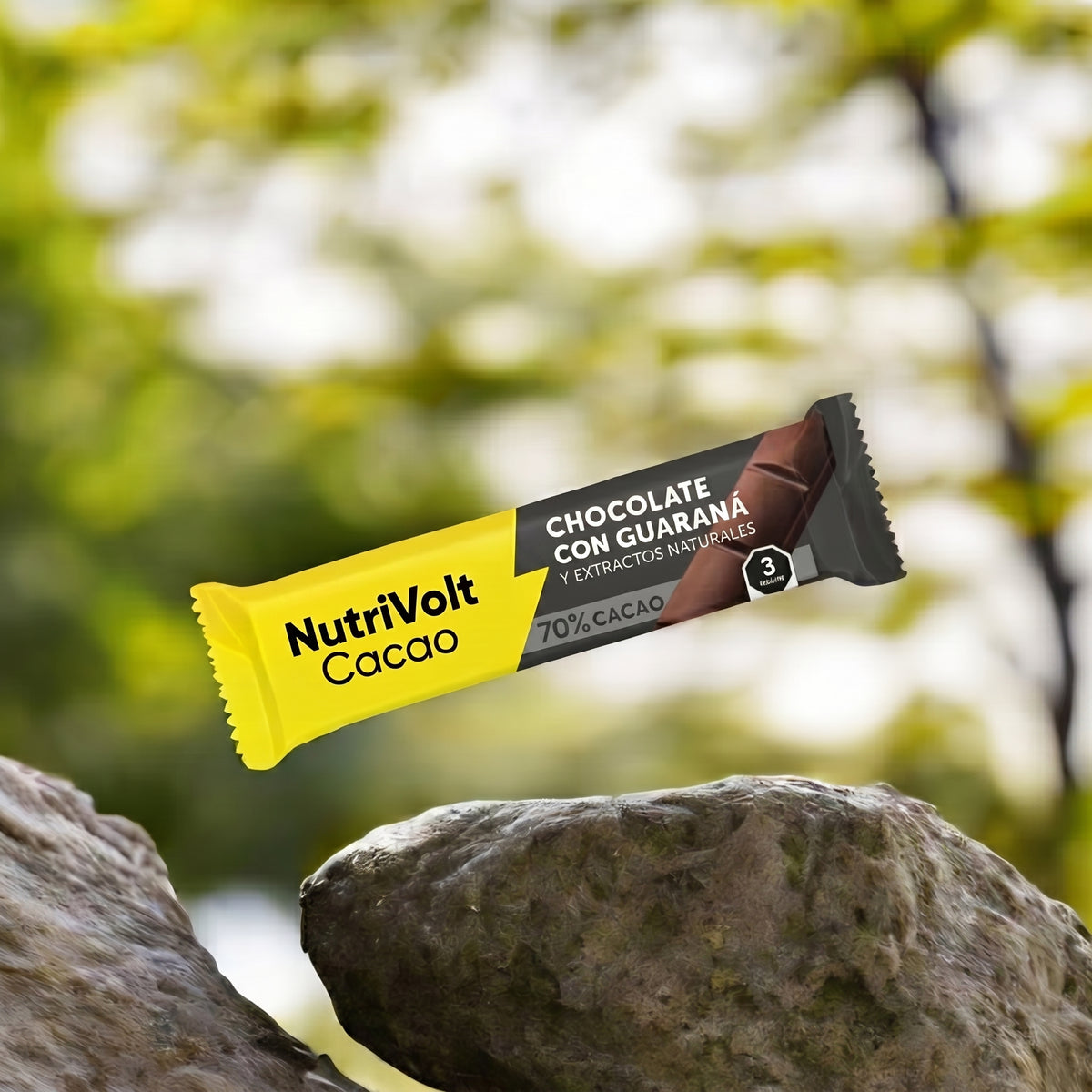 NaturaVolt Cacao - Chocolate con guaraná y extracto naturales
