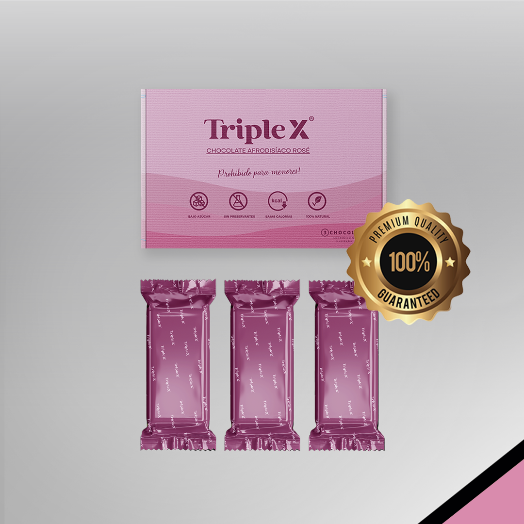NUEVO CHOCOLATE PREMIUM AFRODISIACO TRIPLE X®