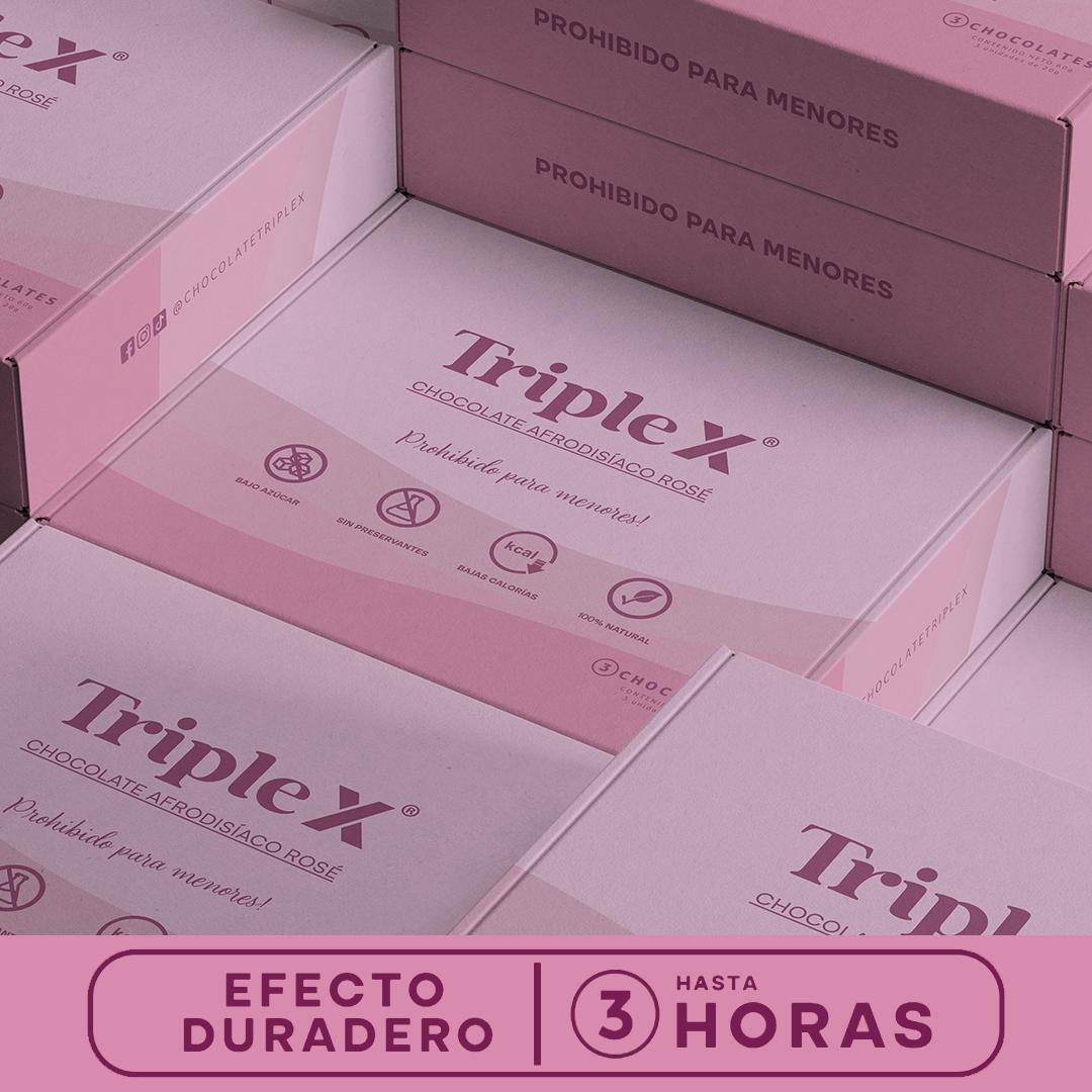 CHOCOLATE ROSÉ TRIPLE X® | DESPIERTA TU ENERGÍA FEMENINA