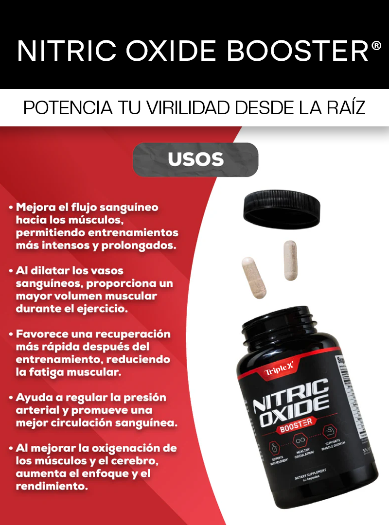 NITRIC OXIDE BOOSTER®  (60 CÁPSULAS)