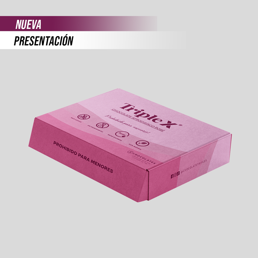 CHOCOLATE ROSÉ TRIPLE X® | DESPIERTA TU ENERGÍA FEMENINA