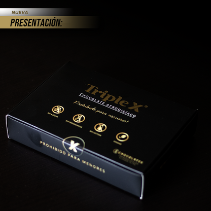 NUEVO CHOCOLATE PREMIUM AFRODISIACO TRIPLE X®