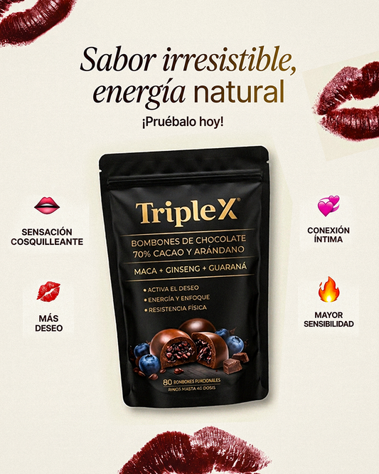 Bombones Afrodisiacos de Chocolate Triple X®